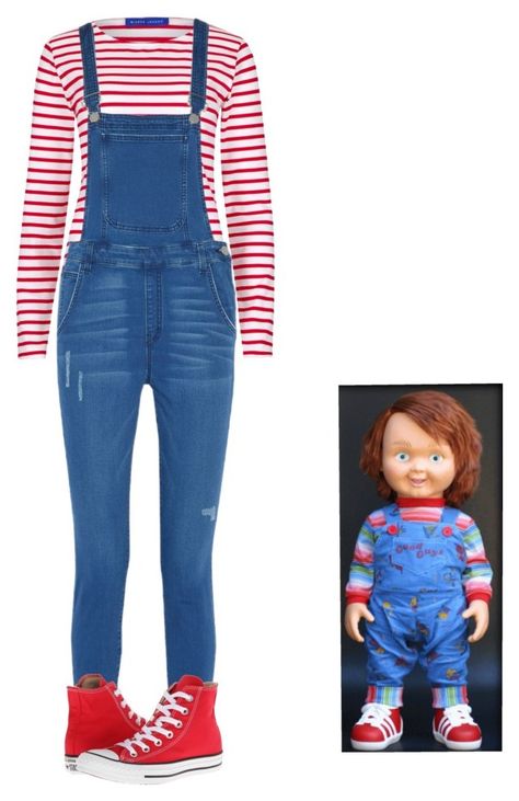 "When ur watching chucky  u got to make an outfit" by bruhitzmonika ❤ liked on Polyvore featuring Winser London, Rebecca Minkoff and Converse Chucky Outfit Women, Chucky Inspired Outfit, Holloween Costume Ideas Chucky, Women’s Chucky Costume Diy, Chucky Shirt Outfit, Diy Chucky Costume, Chucky Outfit, Chucky Halloween Costume, Chucky Halloween