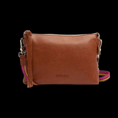 Consuela Brandy Midtown Crossbody Consuela Bags, Denim Crossbody, Crochet Halter Tops, Distressed Black Jeans, Brown Fashion, Shop Wallpaper, Crossbody Strap, Crate And Barrel, Cognac