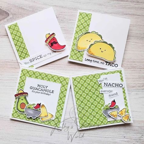 Guy Birthday, Cafe Cards, Holy Guacamole, Mexican Party Theme, Fun Cards, Make Your Own Card, Bee Cards, Stampin Up Catalog, Stamping Up Cards