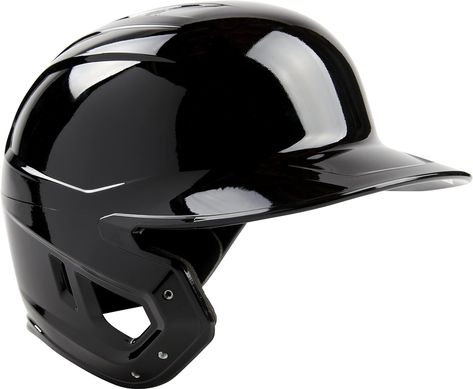 Rawlings | MACH Single Ear Batting Helmet | Pro-Style Baseball Helmet | Right Hand & Left Hand Batter Options Baseball Helmet, Batting Helmet, Gloss Paint, Shell Design, Paint Finish, Sports Baseball, Clear Coat, Major League, Left Handed