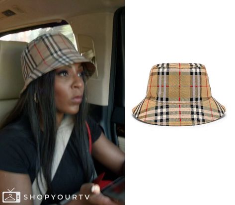 Real Housewives of Dubai: Season 2 Episode 10 Caroline's Burberry Plaid Bucket Hat Check more at https://www.shopyourtv.com/real-housewives-of-dubai-season-2-episode-10-carolines-burberry-plaid-bucket-hat/ Real Housewives Of Dubai, Plaid Bucket Hat, Burberry Plaid, Real Housewives, Bucket Hat, Burberry, Dubai, Plaid, Tv