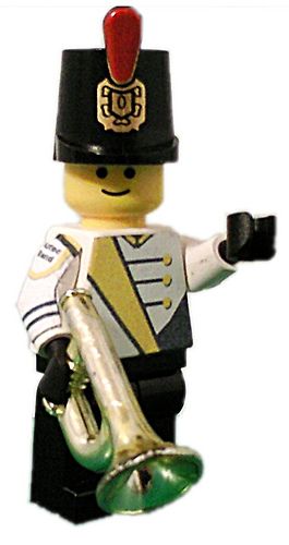 Custom Lego Minifigs!  Love the "marching band" guy! Drum Major Salute Ideas, Custom Lego Minifigures, Marching Band Problems, Marching Band Memes, Lego Pirates, Band Problems, Clarinets, Marching Band Humor, Band Jokes