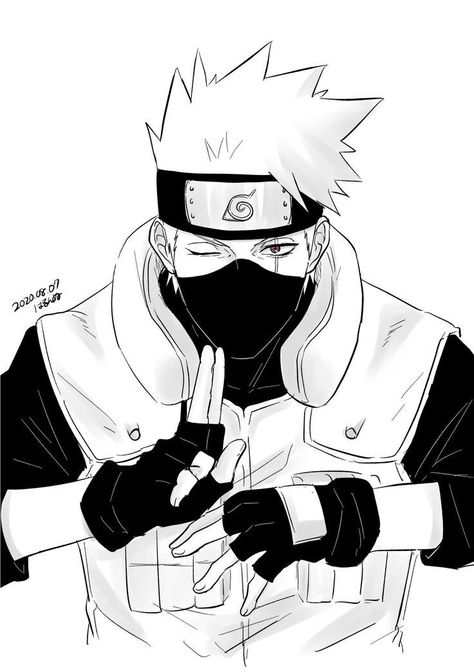 Rin Y Obito, Kid Kakashi, Kakashi Hokage, Kakashi And Obito, Naruto Sketch Drawing, Naruto Sketch, Kakashi Sensei, Naruto Uzumaki Shippuden, Naruto Kakashi