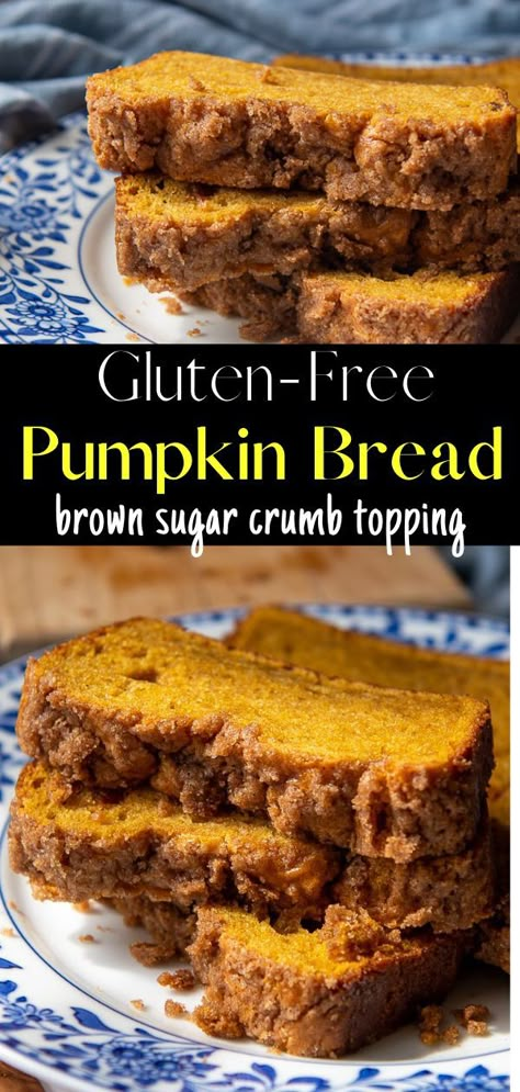 Gluten Free Dairy Free Bread, Moist Pumpkin Bread Recipe, Gluten Free Pumpkin Bread Recipe, Dairy Free Bread, Homemade Gluten Free Bread, Gluten Free Pumpkin Pie, Gluten Free Pumpkin Bread, Moist Pumpkin Bread, Pumpkin Recipes Easy