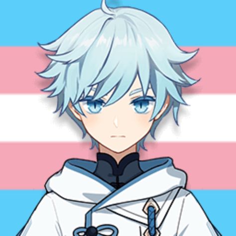 #genshinimpact #genshinimpacticons #genshinimpactlgbtqia+ #genshinimpacticon #transgender #trans Genshin Face Icon, Cryo Characters, Genshin Profile, Genshin Official, Genshin Icon, Nagisa Shiota, Character Icon, Character Icons, Face Icon