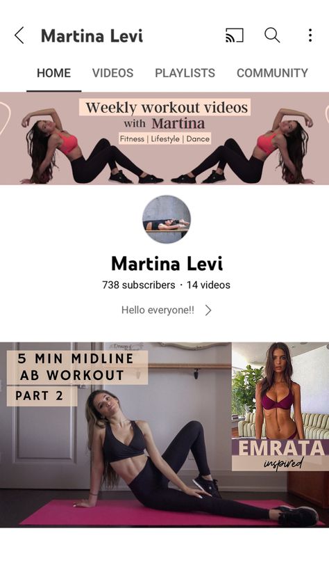 Middle Line Abs Workout, Emily Ratajkowski Workout, Linea Alba Exercises, Emrata Workout, Youtube Workout Recommendations, Total Body Workout Challenge, Fitness Fits, Intense Ab Workout, Perfect Abs