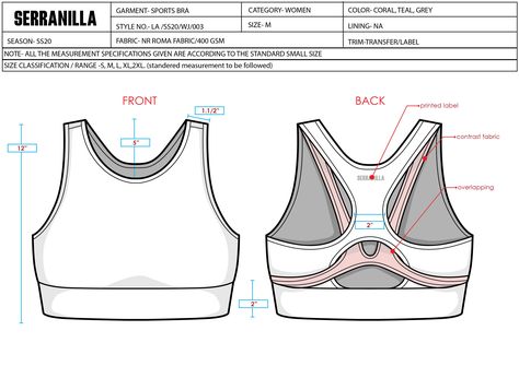 Sports Bra Technical Drawing, Active Wear Design, Sportswear Fashion Illustration, Sports Wear Fashion Illustration, Sports Fashion Design, Moda Academia, Sports Wear Fashion, Activewear Trends, Training Design