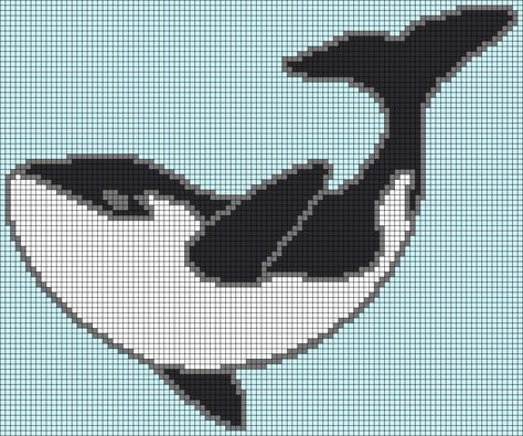 Orca Alpha Pattern, Whale Shark Cross Stitch, Dolphin Alpha Pattern, Ocean Alpha Pattern, Whales Cross Stitch Pattern, Pixel Macrame, Crochet Ocean, Lucky Charms Marshmallows, Crochet Filet