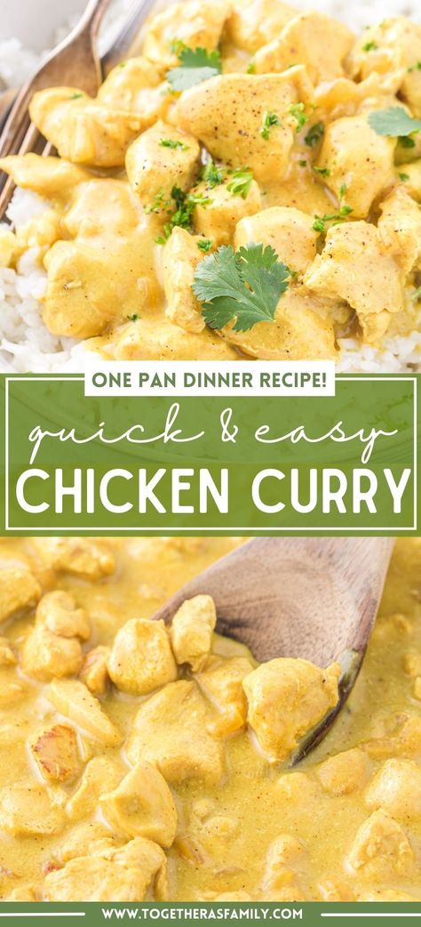 Chicken Recipes Bariatric, Chicken Recipe With Coconut Milk, Coconut Milk Chicken Curry Recipe, Creamy Curry Chicken Recipes, Curry Chicken Casserole Recipes, Chicken With Curry Sauce, Curry Chicken Over Rice, Mild Curry Chicken Recipes, Curry Yogurt Chicken