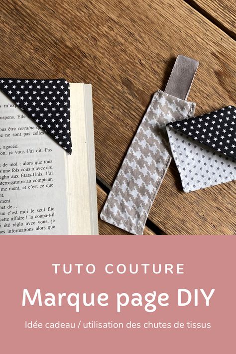 Tuto pour réaliser deux types de marque page en couture. Idée cadeau de noël fait main ♥️ Marques Pages Fait Main, Couture Simple, Creation Couture, Diy Small, Diy Couture, Lego Ninjago, Diy Videos, Sashiko, Sewing Tutorials