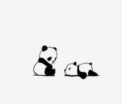 Triplet Tattoos, Panda Tattoo Design, Matching Disney Tattoos, Partner Tattoo, Disney Couple Tattoos, Designing Tattoos, Partner Tattoos, Tattoo Ideas Males, Panda Tattoo