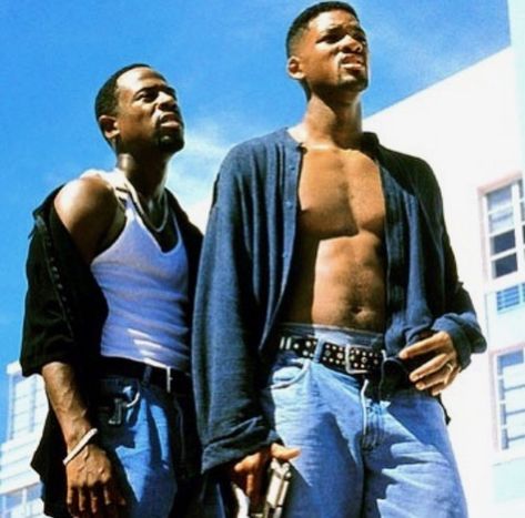 Martin Lawrence and Will Smith In BAD BOYS Will Smith Bad Boys, Bad Boys Movie, Bad Boys 3, Martin Lawrence, 90s Men, Michael Bay, Silver Linings, Diy Vetement, The Smiths