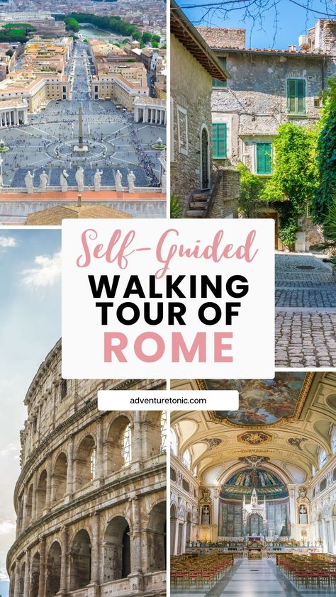 Follow our self-guided walking tour of Rome to see all of the popular sights. Whether you pack it all into one day or spread it out, you’ll love this Rome walking route and all of the ancient beauty you’ll get to see along the way. best things to do in Rome first time | Rome travel | Italy travel | Visit Italy | Rome trip | Italy vacation | Rome vacation | Rome itinerary | what to do in Rome | where to go in Rome | Italy vacation ideas | Rome things to do | Rome trip | Rome tourism Visiting Rome For The First Time, Best Places To Go In Rome, Rome One Day Itinerary, Walking Tour Rome, Must See In Rome Italy, Where To Go In Rome, Self Guided Walking Tour Rome, Rome In One Day, Rome Walking Tour Map