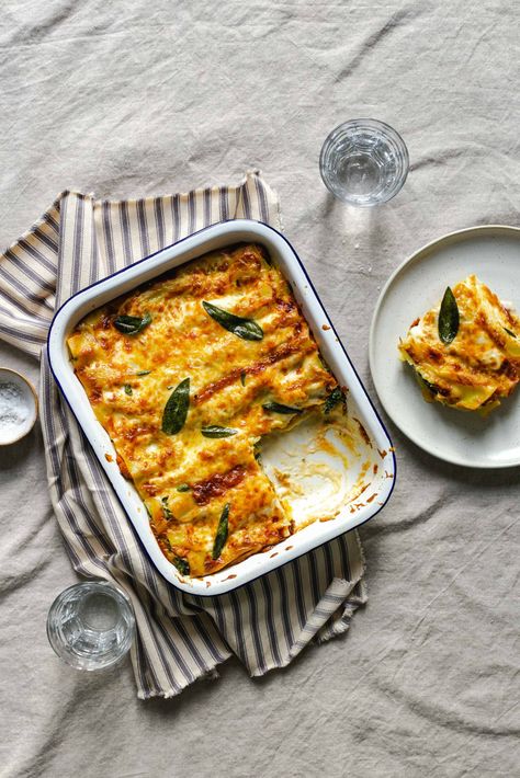 Gluten free pumpkin, spinach and ricotta cannelloni - She Can't Eat What Pumpkin And Ricotta Cannelloni, Pumpkin Cannelloni, Pumpkin Lasagne, Autumn Quinoa, Spinach And Ricotta Cannelloni, Spinach Cannelloni, Fodmap Dinner, Ricotta Cannelloni, Pumpkin Spinach