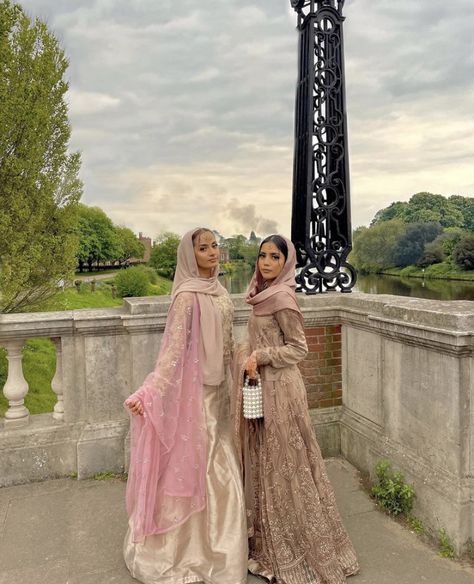 Hijabi Wedding, Desi Dress, Desi Wedding Dresses, Eid Outfit, Eid Outfits, Bridal Dresses Pakistan, Modest Fashion Hijab, Desi Fashion Casual, Pakistani Fancy Dresses