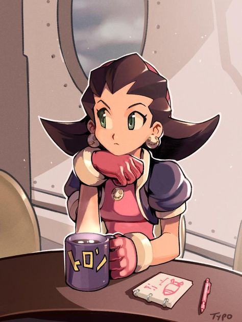 Starting from zero... | Mega Man / Rockman | Know Your Meme Tron Bonne, Marvel Vs Capcom Infinite, Deep In Thought, Mega Man Art, Star Force, Capcom Art, Megaman X, Girl With Brown Hair, Harley Quinn Art