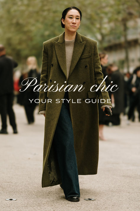 Discover how to achieve effortless Parisian chic with minimalist style tips, natural beauty, and timeless fashion advice. Photo: Launchmetrics Spotlight Song Of Style Outfits, Parisian Style Clothing, Minimal Winter Fashion, Scarves In Paris, Effortless Parisian Style, Parisian Winter Outfits Classy, Womens Long Coat Outfit, Parisian Chic Older Women, 70s Parisian Style