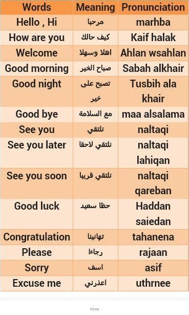 Arabic Alphabet + Essential Words Every Arabic Beginner Basic Arabic Words, How To Learn Arabic Language, Arabic Notes, Basic Arabic, Learning Arabic For Beginners, Words In Different Languages, Arabic Vocabulary, English And Arabic, Spoken Arabic