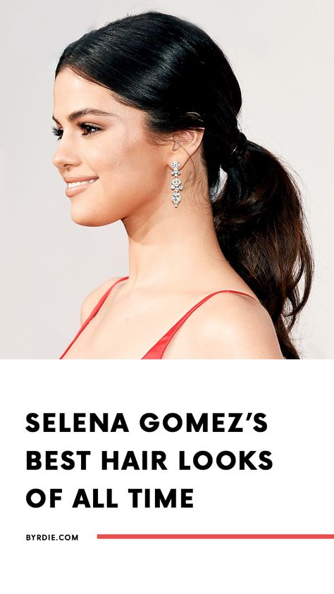 Selena Gomez Dark Hair, Selena Hairstyles, Selena Quintanilla Hair, Selena Gomez Hair Color, Selena Gomez Hairstyles, Selena Gomez Birthday, Dark Chocolate Brown Hair, Selena Gomez Hair, Milkmaid Braid