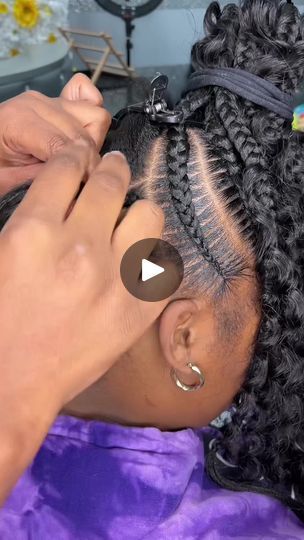 777K views · 10K reactions | Boho ponytail for my bestfriend 💇🏾‍♀️🤗 #hairgoals #knotlessbraids #hairtips #viral #videos #flawlessfinish #hairinspiration | By Braids by Antoinette | Facebook Boho Ponytail Braid, Hair Braiding Videos, Braiding Videos, Goddess Braid Ponytail, Boho Ponytail, Men Prom, Hairstyle For Men, Sassy Hair, Shoulder Length Hair Cuts