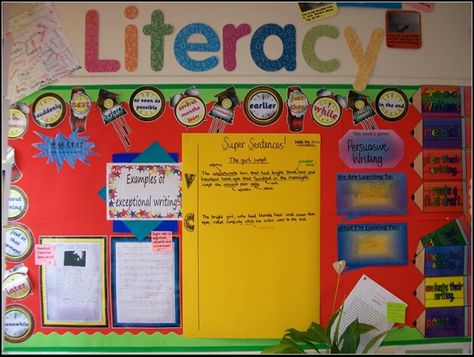 Classroom Displays Ks2, Literacy Working Wall, Working Wall Display, Primary Classroom Displays, Year 4 Classroom, Ks1 Classroom, Ks2 Classroom, Literacy Display, Classroom Display Boards