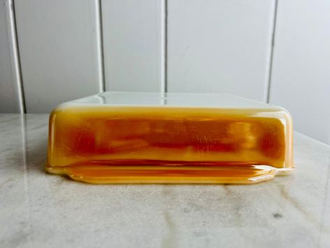 Baked Dish, Lasagna Casserole, Favorite Casseroles, Peach Colour, Peach Lustre, Square Pan, Retro Kitchen Decor, Vintage Fire King, Cool Lamps