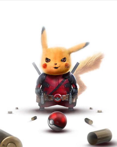 NoMoreMutants on Instagram: “Maximum Effort!! Credit to @bosslogic  2019: 04/05: Shazam 04/12: Hellboy 04/26: Avengers: Endgame  06/07: Dark Phoenix (Fox) 07/05:…” Deadpool Pikachu, Pikachu Pikachu, Deadpool Art, Pikachu Art, Deadpool Wallpaper, Superhero Poster, Pikachu Wallpaper, Cute Pikachu, Cute Pokemon Wallpaper