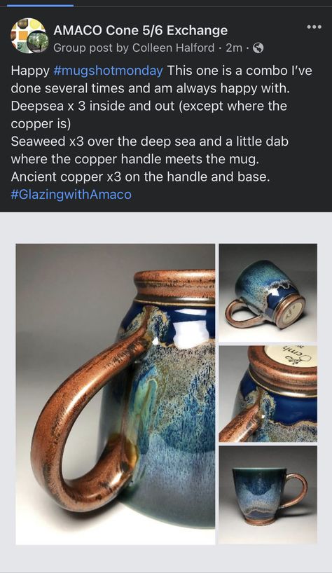 Ancient Copper Glaze Combinations, Glaze Combos For Pottery, Glaze Combinations For Pottery, Amaco Glaze Layering, Glaze Inspiration, Glaze Layering, Ceramics Glaze, Ceramic Glazing, Glazing Ideas