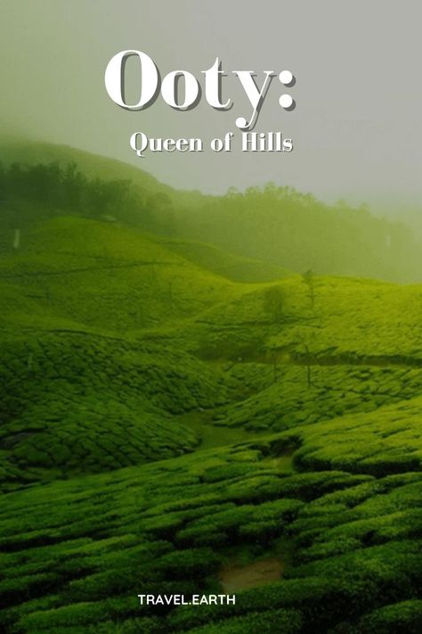 One of the most beautiful hill stations in India, Ooty has a cool and soothing climate all year round. The misty hills spread across the lush green carpet and its scenic beauty has earned it the name ‘Switzerland of India’. Escaping into the depths of mystic jungles or the Toy Train ride from Mettupalayam to Ooty are all once-in-a-lifetime experiences. Over the years, Ooty has transformed into one of the most sought-after tourism destinations. Best time to visit: October to June. Ooty Hill Station, Kashmir Tour, Trip With Friends, Mountain Aesthetic, Real Estate Marketing Design, Ooty, Green Carpet, Perfect Weather, Hill Station