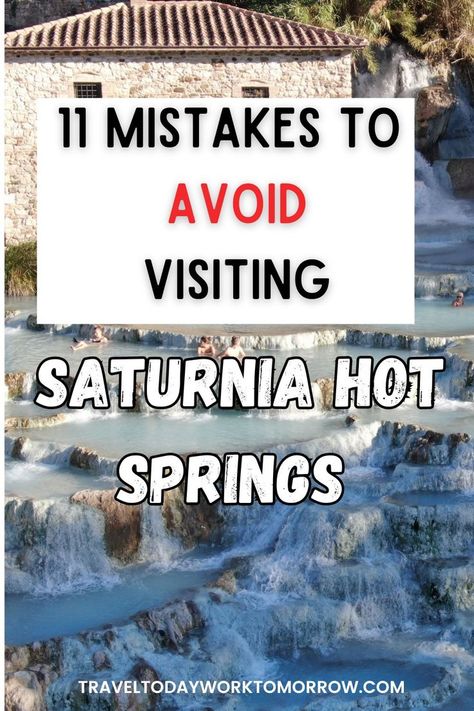 Discover the gorgeous cascading hot springs in Saturnia, Italy Hot Springs Italy, Saturnia Hot Springs, Saturnia Italy, Amalfi Coast Itinerary, Italy Culture, Italy Trip Planning, Italy 2023, Tuscany Travel, Top Places To Travel