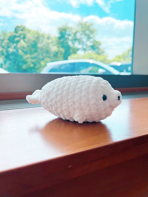 cute custom color crochet seal plushie https://sehcrochet.etsy.com Crochet Seal, Seal Crochet, Seal Plush, Tiny Animals, Plush Crochet, Crochet Plushie, Easy Crochet Patterns Free, Amigurumi Animals, Crochet Animals Free Patterns