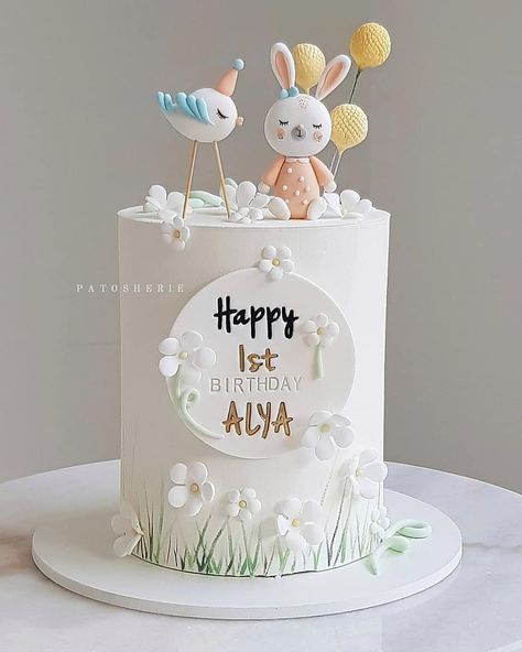 P A T O S H E R I E باتوشري on Instagram: “Dear little Alya, may you grow up to be as sweet as your mama ❤ This cake was inspired by the flowers from my client's baby reception and a…” Baby Reception, Baptism Cake Girl, Barnyard Cake, Planes Birthday Party, Wedding Cake Options, Cake Designs For Kids, Baby Shower Sweets, Baby First Birthday Cake