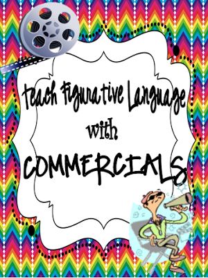 Classroom Magic: Teaching Figurative Language with Commercials Teaching Figurative Language, 6th Grade Reading, Teaching Poetry, Middle School Language Arts, 6th Grade Ela, 4th Grade Reading, Teaching Language Arts, Teaching Ela, Middle School English