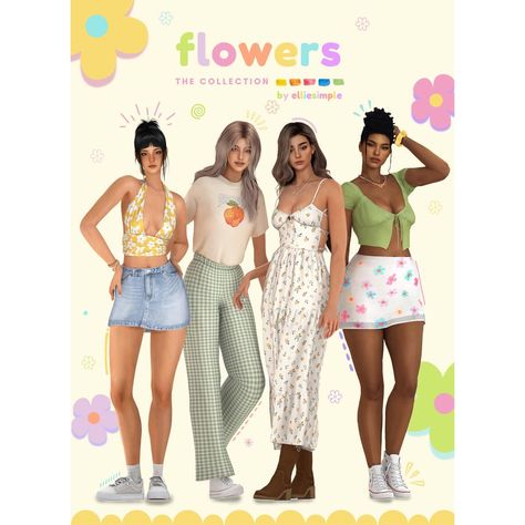 🌸 Tucked in Tee DOWNLOAD HERE : https://www.elliesimple-sims.com/(link in bio) #simstagram #thesims #ts4 #thesims4 #sims4 #simmer #simblr #sims #sims4cc #customcontent #sims4ccfinds #ts4cc #ts4ccfinds #thesims4cc #elliesimple Sims 4 Cc Wonderful Whims, Sims 4 Artsy Cc, Sims 4 Spring Cc, Sims 4 Boho Cc Clothes, Boho Sims 4 Cc, Sims 4 Hippie Cc, Sims 4 Bodysuit, Sims 4 Summer Cc, Sims 4 Male Clothes