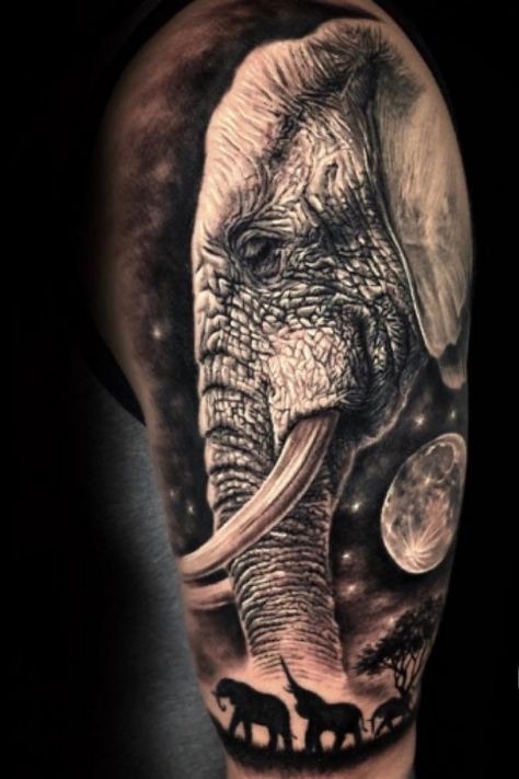 Tattoo submission by Cori Denino Elephant Face Tattoo, Elephant Crown Tattoo, Realism Rhino Tattoo, Realism Elephant Tattoo, Minneapolis Tattoo, Realistic Elephant Tattoo, Elephant Head Tattoo, Atlanta Tattoo, Rhino Tattoo