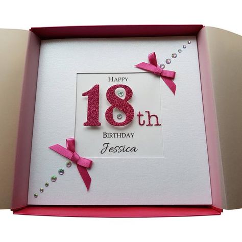 Best 21st Birthday Gifts, 18th Birthday Gifts For Girls, 18th Birthday Card, Greeting Card Inspiration, 30th Birthday Cards, 18th Birthday Cards, 21st Birthday Cards, 40th Birthday Cards, 50th Birthday Cards