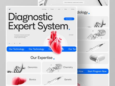 Healthcare Website, Medical Website Design, Startup Website, Medical Website, Medical Tech, Medical App, Healthcare Technology, Website Landing Page, Medical Design