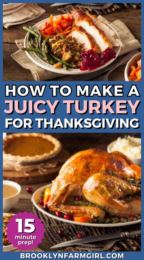 a big turkey on a platter surrounded by veggies, other side dishes and a pie in the background Thanksgiving Schedule, Turkey Grilled, Cooking Schedule, Turkey In Oven, Christmas Turkey Recipes, Herb Turkey, Thanksgiving Prep, Classic Thanksgiving, Healthy Thanksgiving