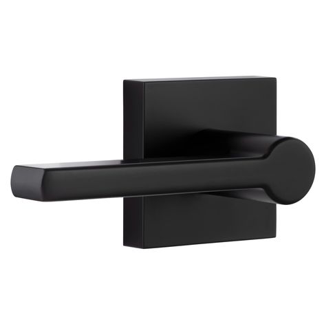 Miseno Mlk4022 Lorton Flat Bar Passage Door Lever Set - Black - Walmart.com Black Lever Door Handles, Metal Door Handle, Earthy Home Decor, Lever Door Handles, Black Door Handles, Waverly Place, Black Door, Door Lever, Interior Door Handles