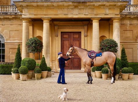 Carole Bamford, Baroness Bamford, OBE, at Daylesford, one of several magnificent homes, this one near Chipping Norton in the Cotswolds. In… | Instagram Porsche Mom, English Countryside Home, Noblesse Oblige, Heavenly Creatures, Chipping Norton, Cowboy Life, Miley Stewart, French Summer, Horse Aesthetic