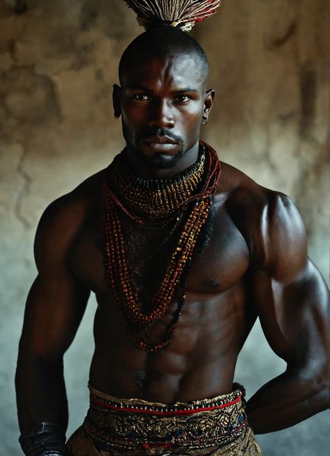 Alt Guys, Yoruba Orishas, African Superhero, African Warrior, Male Aesthetic, Fashion Photo Shoot, Afrofuturism Art, Cornrow Hairstyles For Men, People References