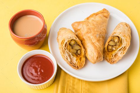 Vegetable Puff or Veg Puff, by stockimagefactory. Indian Vegetable Puff or Veg Puff, a crisp-n-flaky snack with mixed vegetables stuffing #Sponsored #stockimagefactory, #Indian, #Veg, #Vegetable Veg Puff, Photos Background, Samosa, Mixed Vegetables, Puff Pastry, Food Photo, Dough, Pastry, Oven