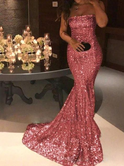 Sleeveless Sequins Floor-Length High Waist Women's Dress Stile Casual Chic, 2021 Prom Dresses, Cheap Prom Dresses Long, Interior Vintage, Mermaid Evening Gown, Mermaid Sequin, Sequin Prom Dress, Sequin Prom Dresses, Sequin Gown