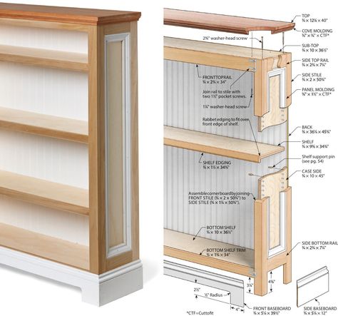 Build a Better Bookcase | Woodcraft Craftsman Bookcase, Bookcase Plans, Joinery Tools, Dust Collection Hose, Barrister Bookcase, Bookcase Diy, Sanding Accessories, Router Tables, Miter Saw Accessories