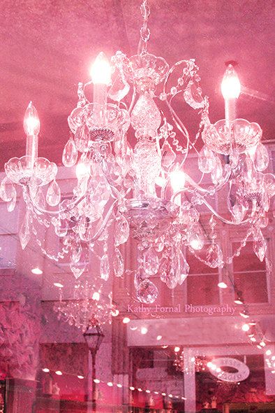 Crystal Chandelier Photograph, Romantic Pink Sparkling Chandelier Photo, Dreamy Pink Chandelier Print, Shabby Chic Decor, Chandelier Photos Chandelier Wall Art, Pink Chandelier, Glam Aesthetic, Chandelier Art, Pink Tumblr Aesthetic, Bedroom Wall Collage, Pink Glam, Pink Photo, Pastel Pink Aesthetic