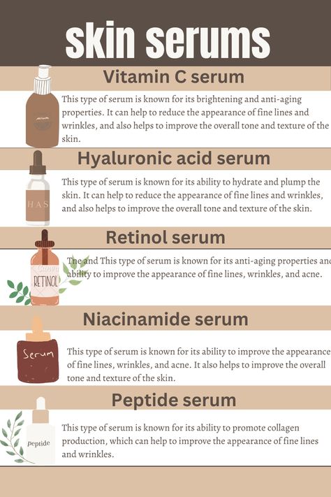 #skincare #nigeria #serum Skin Serum Guide, Face Serum Guide, Basic Biology, Koleksi Makeup, Serum Benefits, Haut Routine, Face Serums, Anti Aging Skincare Routine, Skin Facts