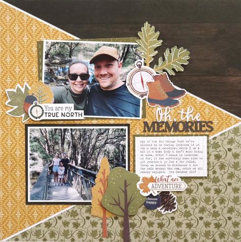 Monkey Scrapbook Layouts, Camping Scrapbook Layouts, Camping Scrapbook, Travel Scrapbook Pages, Scrapbook Design Layout, 12x12 Scrapbook Layouts, Vacation Scrapbook, Creative Memories Scrapbooking, Scrapbook Layout Sketches