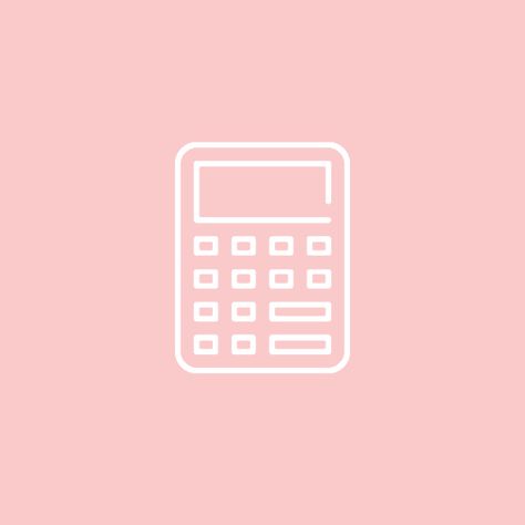 Strawberry Calculator Icon, Pink Calculator Icon, Pink Calculator, Pink Apps, Notion Library, Calculator Icon, Icon Pictures, Strawberry Theme, Pinterest Icon