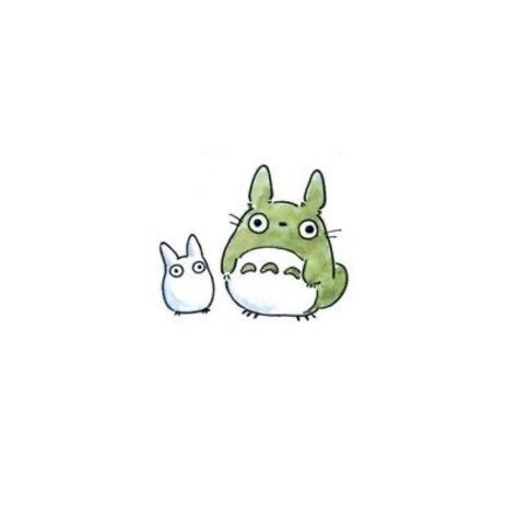 Kawaii Green Icons, Ios Widget Icons, Totoro Doodle, Totoro Icons, Mini Totoro, Ghibli Tattoo, Cute Easy Doodles, Widget Icons, Ghibli Artwork