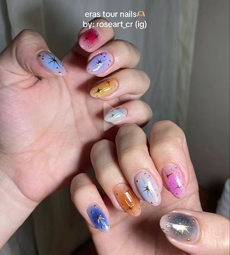 50+ Nail Designs Inspired by Taylor Swift’s Eras Tour - Boss Babe Chronicles Subtle Eras Tour Nails, Swiftie Nails, Taylor Swift Eras Nails, The Eras Tour Nails, Taylor Swift Nail Ideas, 2025 Nails, Eras Nails, Rocker Nails, Eras Tour Nails